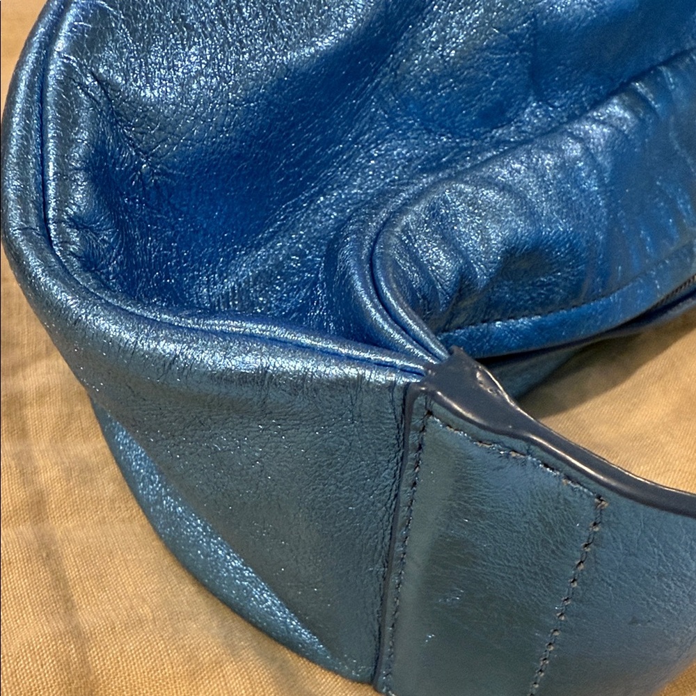COS Metallic Blue Crossbody Bag - Picture 3 of 7